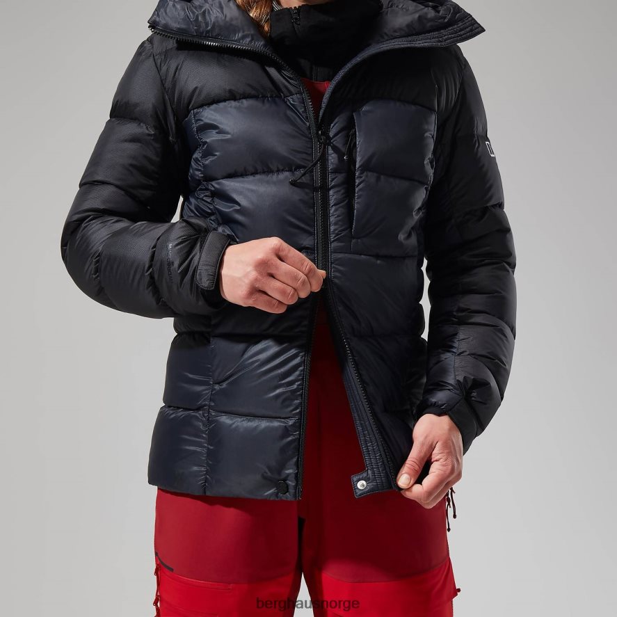 mtn arete ultra dun hettegenser Berghaus kvinner kulsvart F262D6398 klær