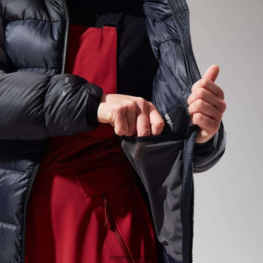 mtn arete ultra dun hettegenser Berghaus kvinner kulsvart F262D6398 klær