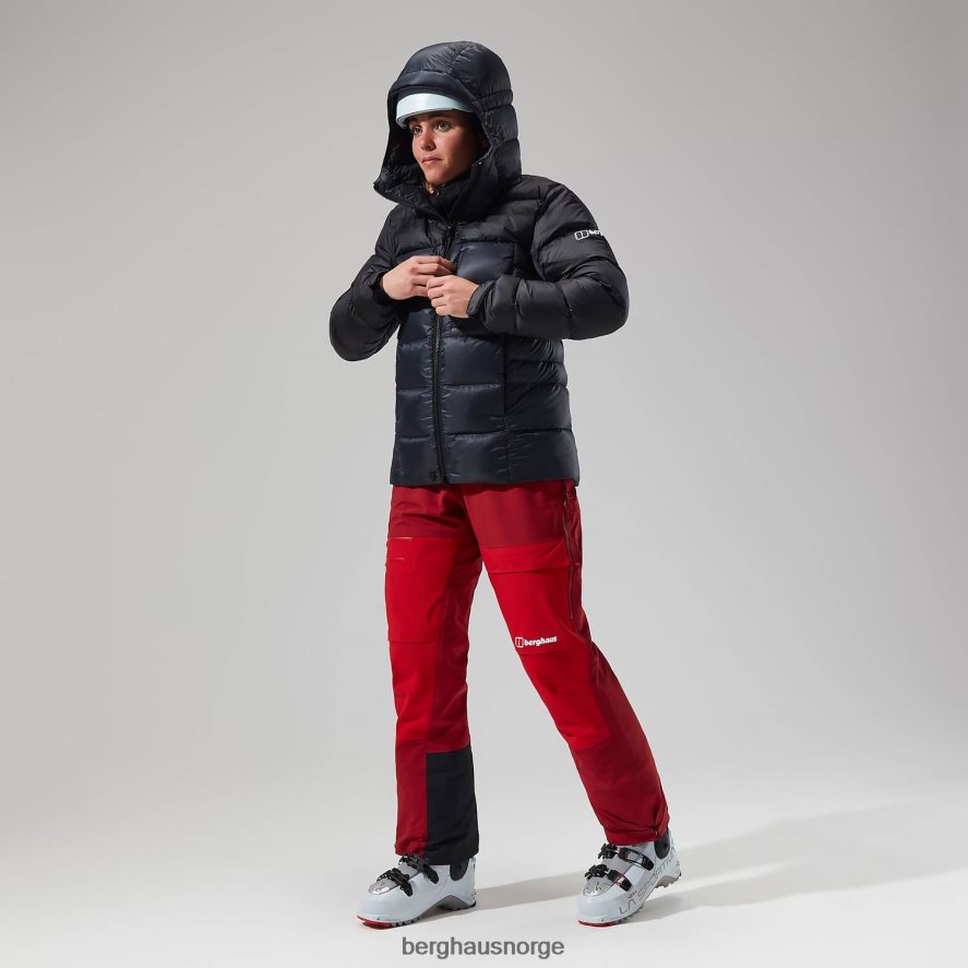 mtn arete ultra dun hettegenser Berghaus kvinner kulsvart F262D6398 klær