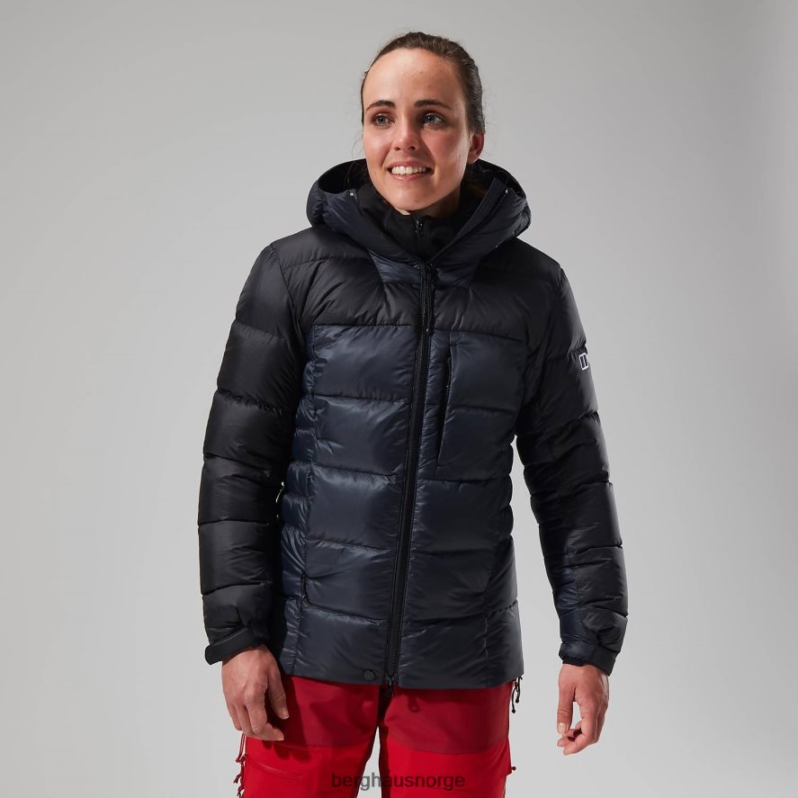 mtn arete ultra dun hettegenser Berghaus kvinner kulsvart F262D6398 klær