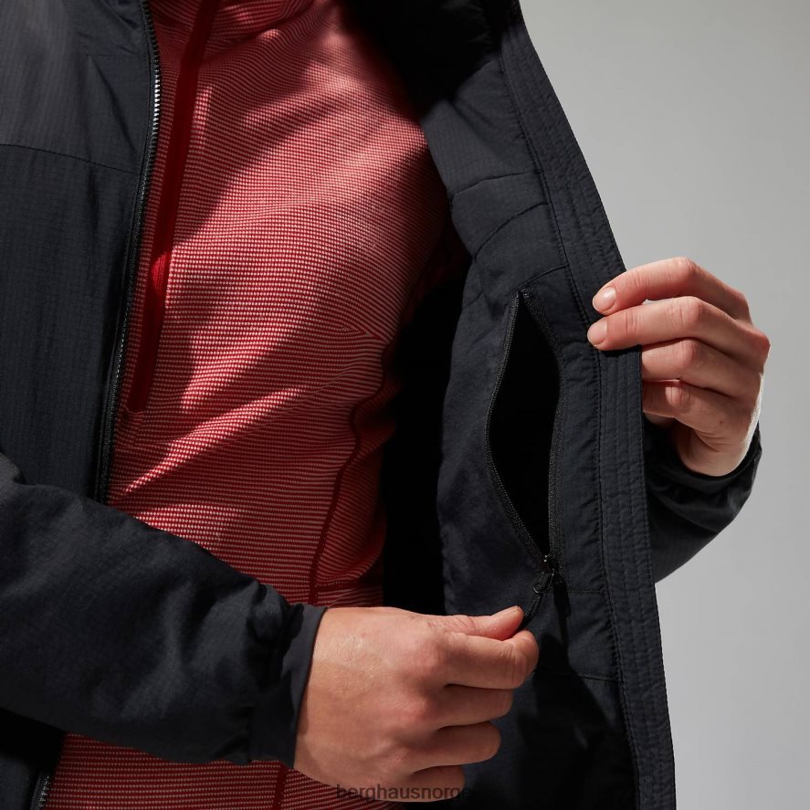 mtn guide mw hybrid jakke Berghaus kvinner svart F262D6395 klær