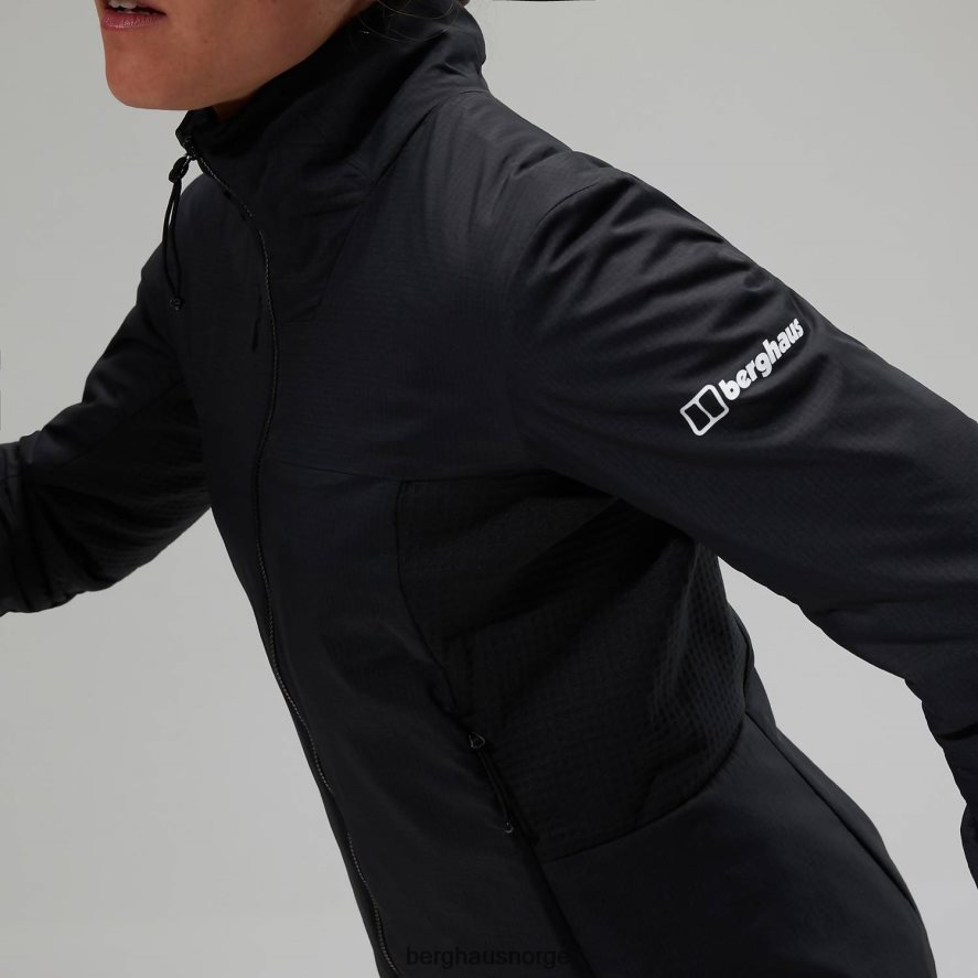 mtn guide mw hybrid jakke Berghaus kvinner svart F262D6395 klær