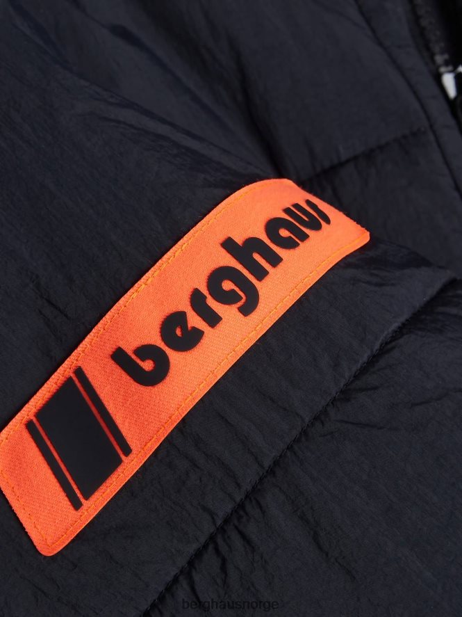 nelien kort isolert jakke Berghaus kvinner svart F262D6400 klær