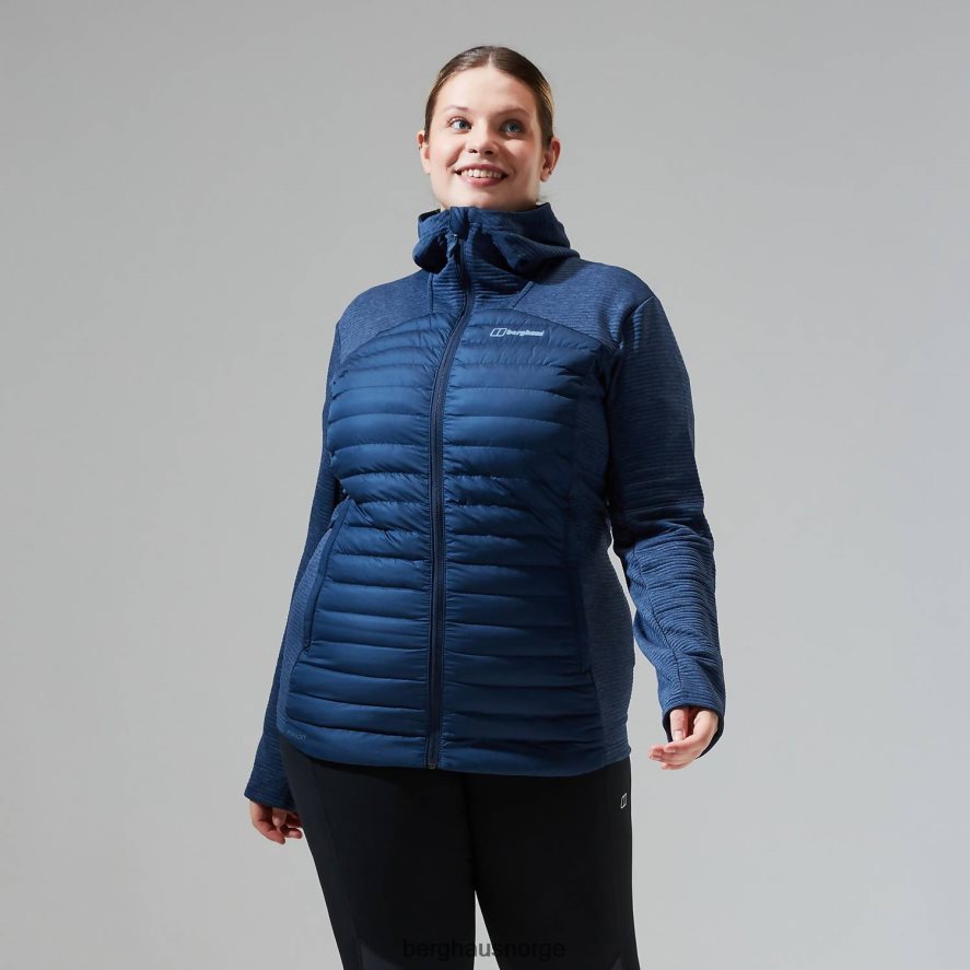 nula hybrid jakke Berghaus kvinner mørke blå F262D6360 klær