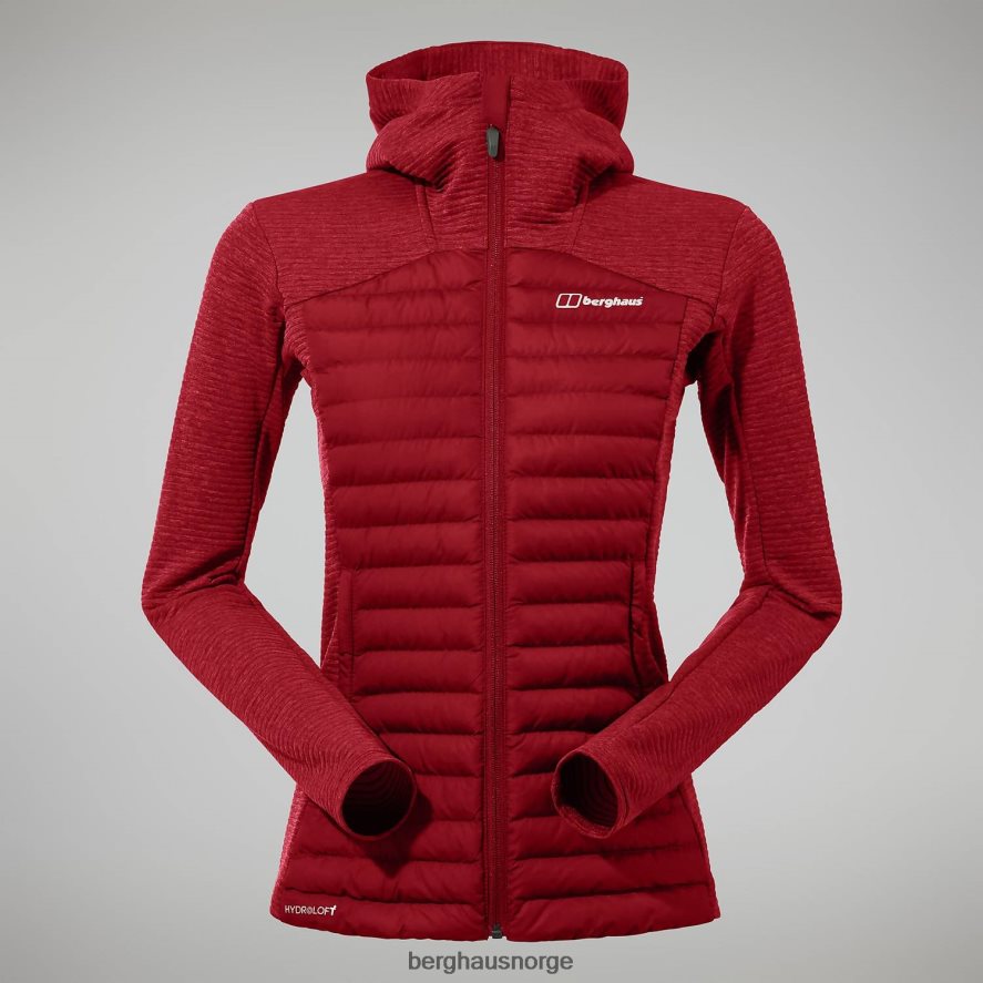 nula hybrid jakke Berghaus kvinner rød F262D6361 klær