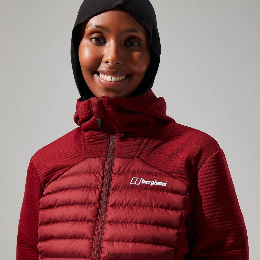 nula hybrid jakke Berghaus kvinner rød F262D6361 klær
