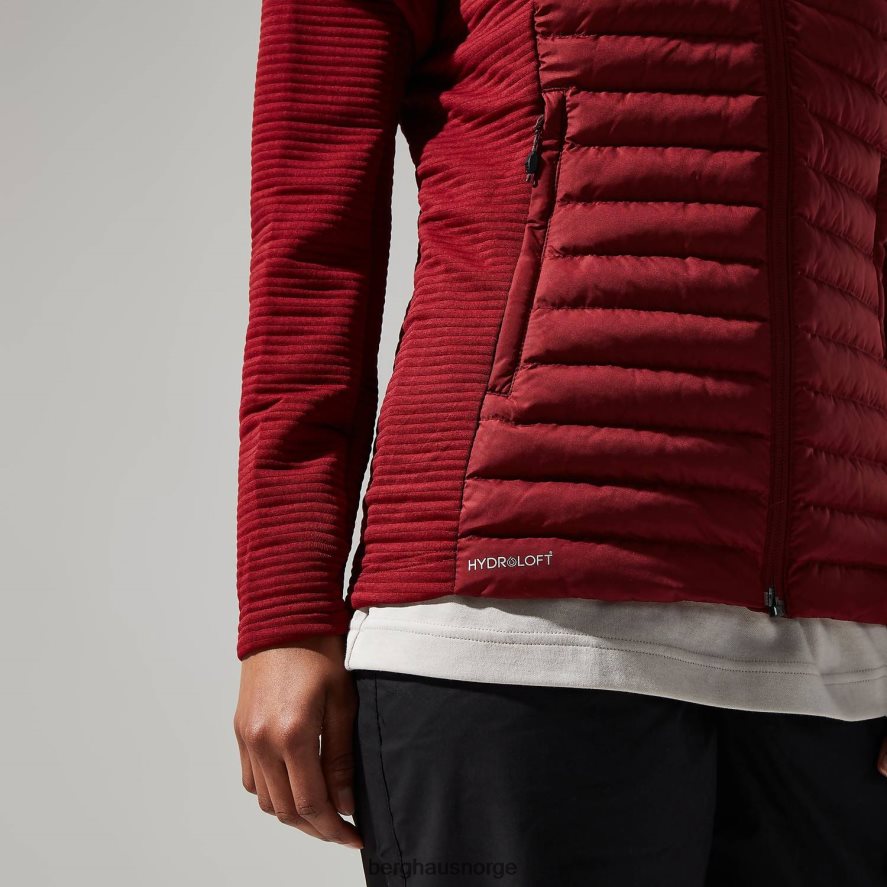 nula hybrid jakke Berghaus kvinner rød F262D6361 klær