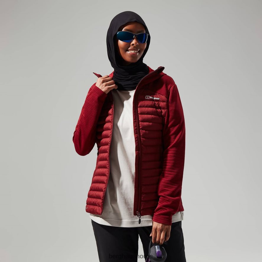 nula hybrid jakke Berghaus kvinner rød F262D6361 klær