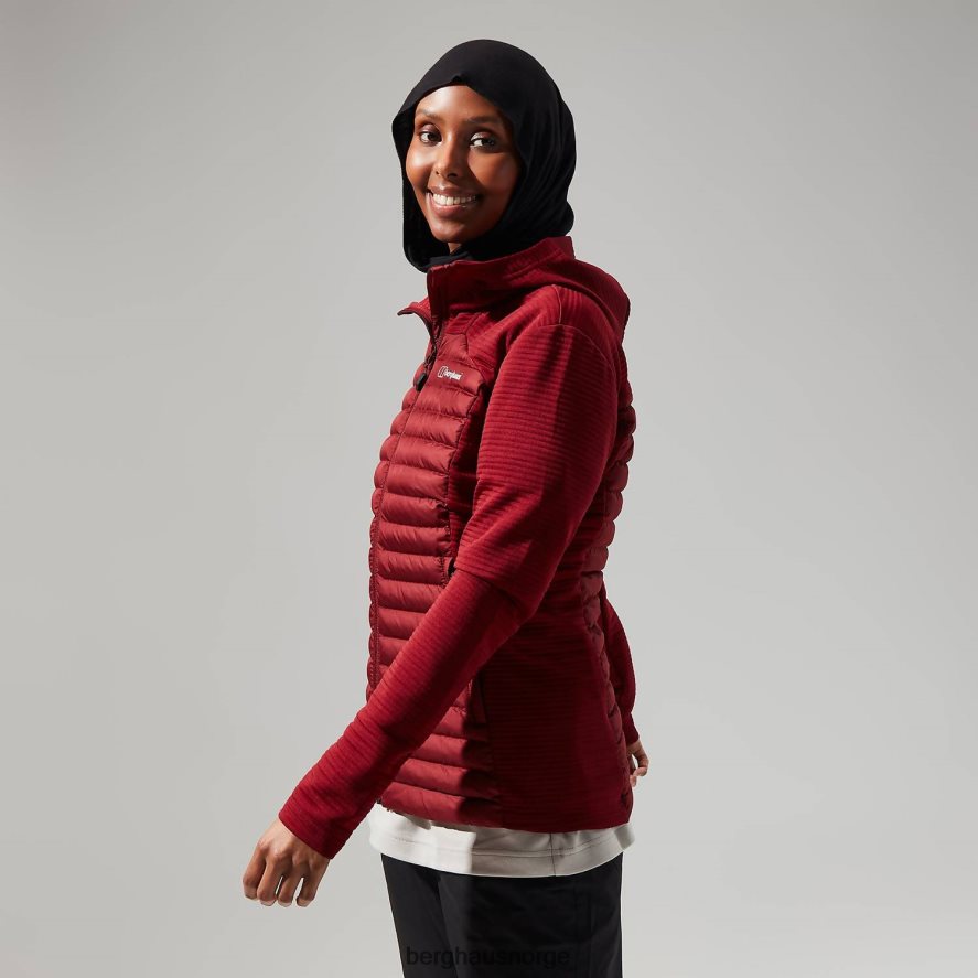 nula hybrid jakke Berghaus kvinner rød F262D6361 klær