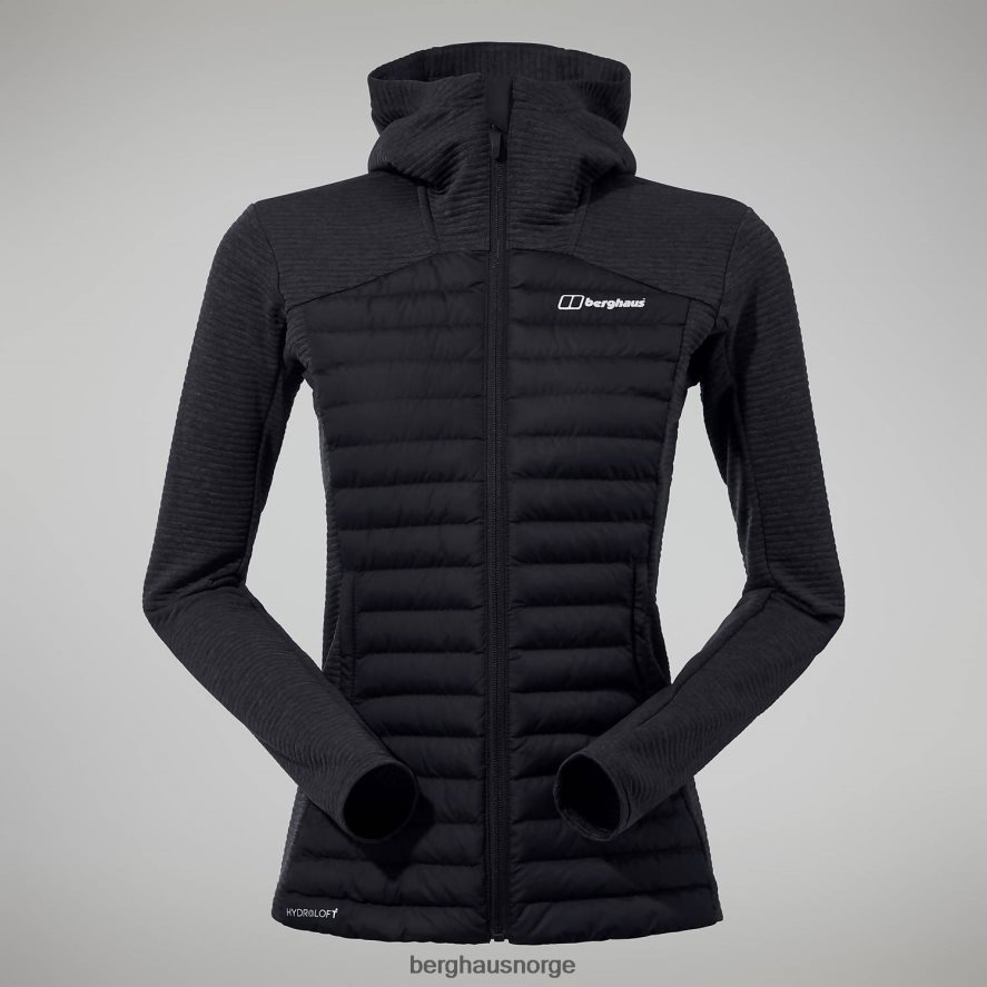 nula hybrid jakke Berghaus kvinner svart F262D6359 klær