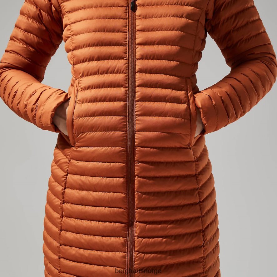 nula micro jakke lang Berghaus kvinner brun F262D6367 klær