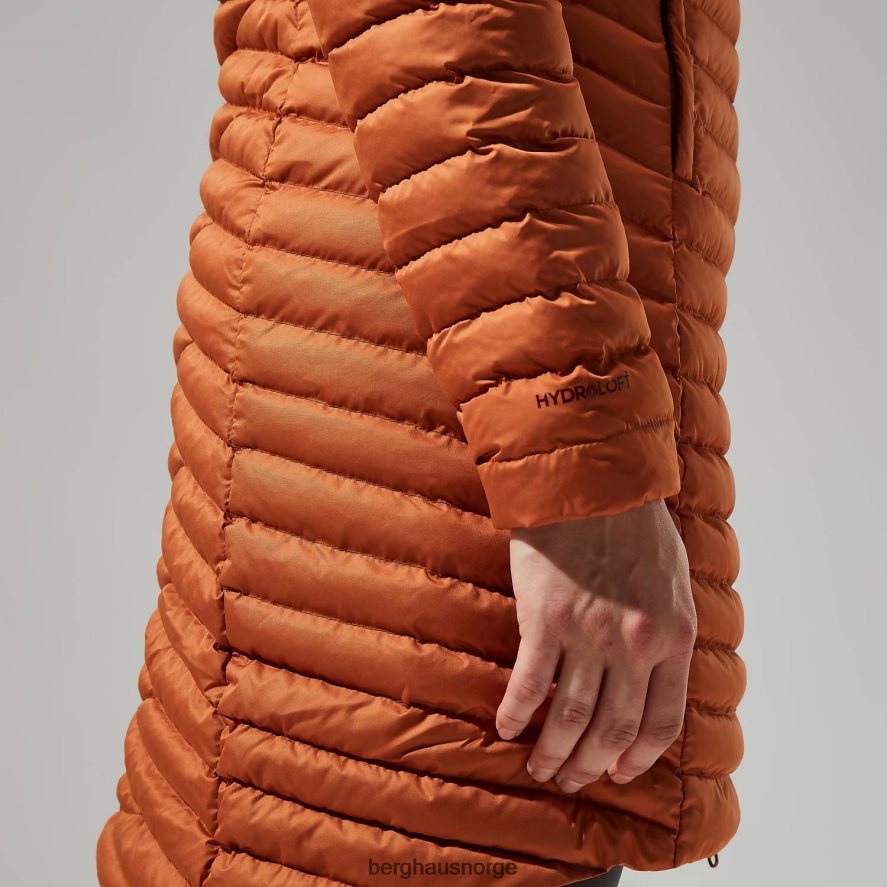 nula micro jakke lang Berghaus kvinner brun F262D6367 klær