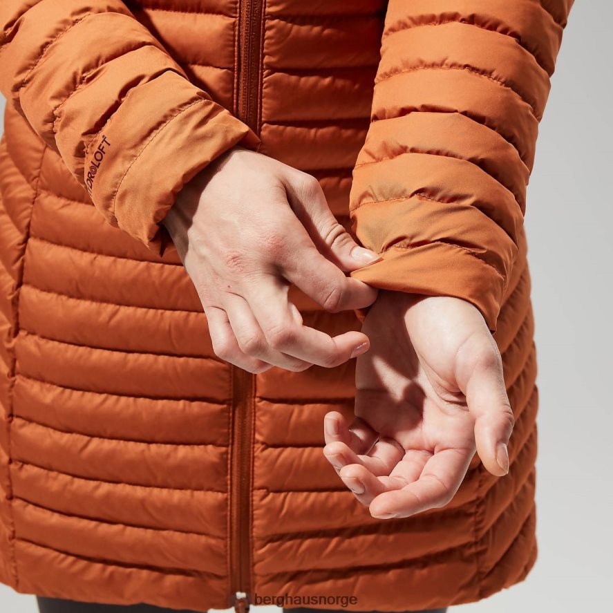 nula micro jakke lang Berghaus kvinner brun F262D6367 klær