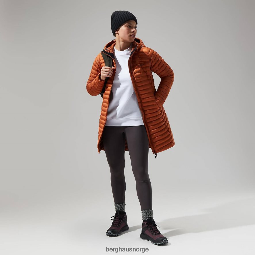 nula micro jakke lang Berghaus kvinner brun F262D6367 klær