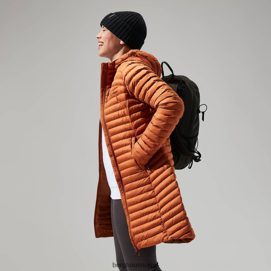 nula micro jakke lang Berghaus kvinner brun F262D6367 klær