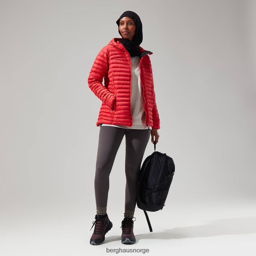 nula mikro jakke Berghaus kvinner rød F262D6364 klær