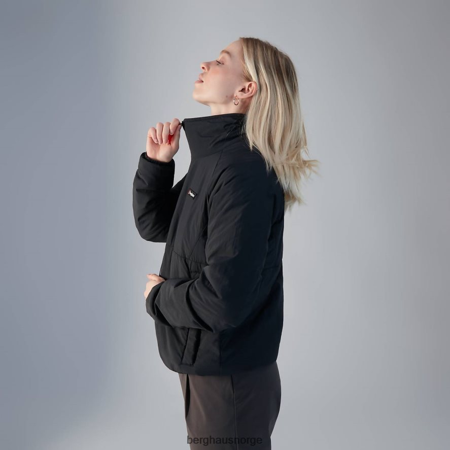 paviark isolert jakke Berghaus kvinner svart F262D6373 klær