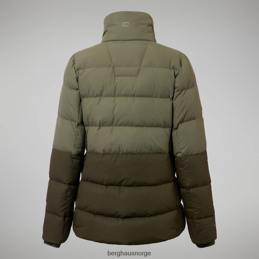 rosthwaite reflekterende dunjakke Berghaus kvinner dype dyp/støvet oliven F262D6384 klær