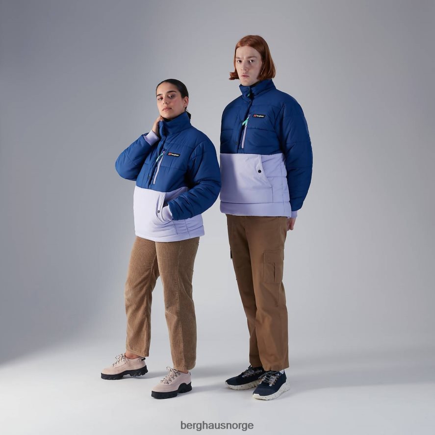 selapass isolert halvglidelåsjakke Berghaus kvinner blå/lilla F262D6406 klær