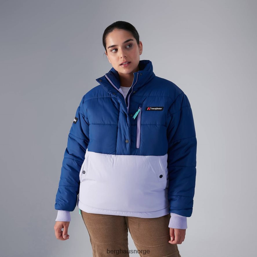 selapass isolert halvglidelåsjakke Berghaus kvinner blå/lilla F262D6406 klær
