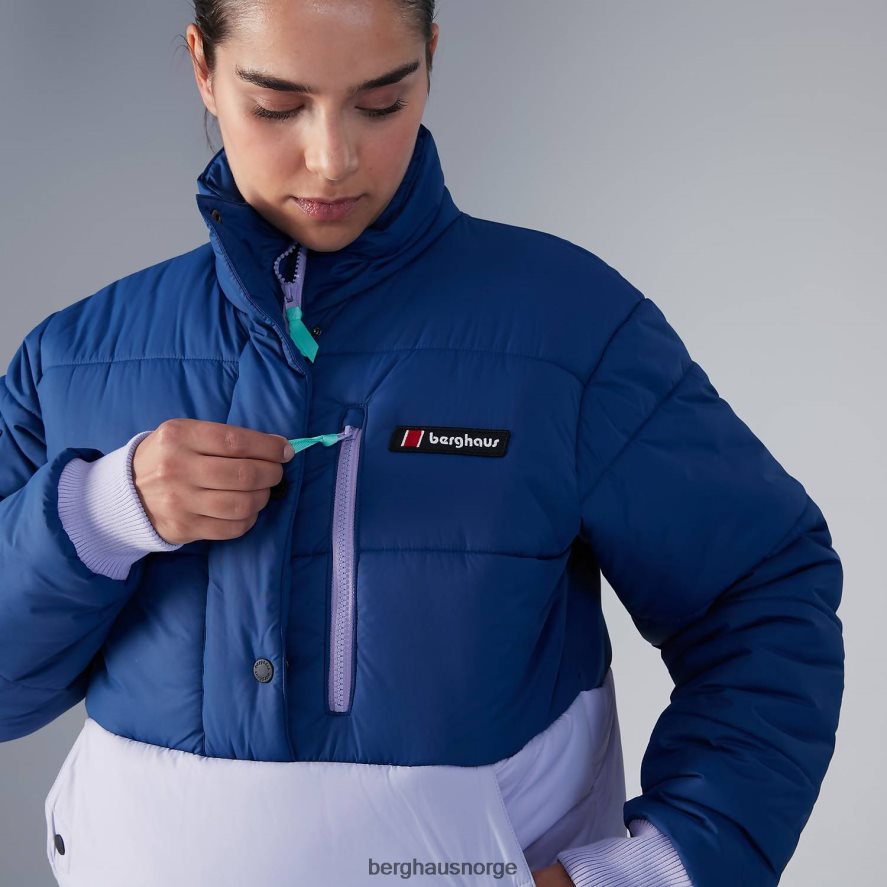 selapass isolert halvglidelåsjakke Berghaus kvinner blå/lilla F262D6406 klær