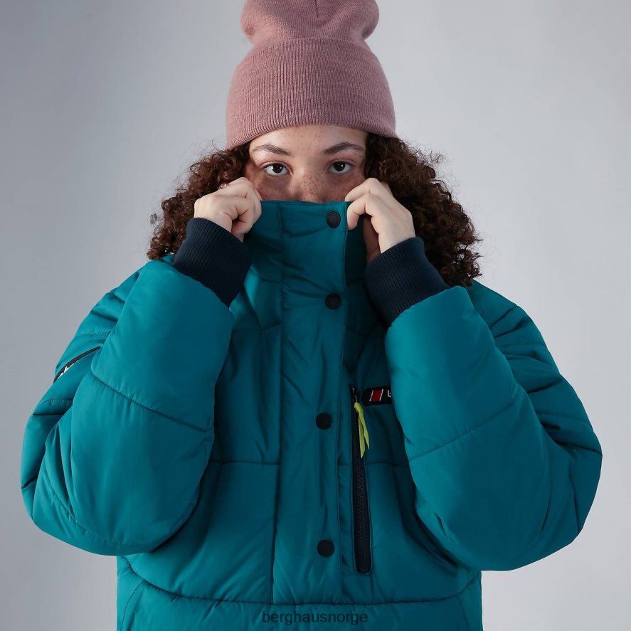 selapass isolert halvglidelåsjakke Berghaus kvinner grønn F262D6407 klær