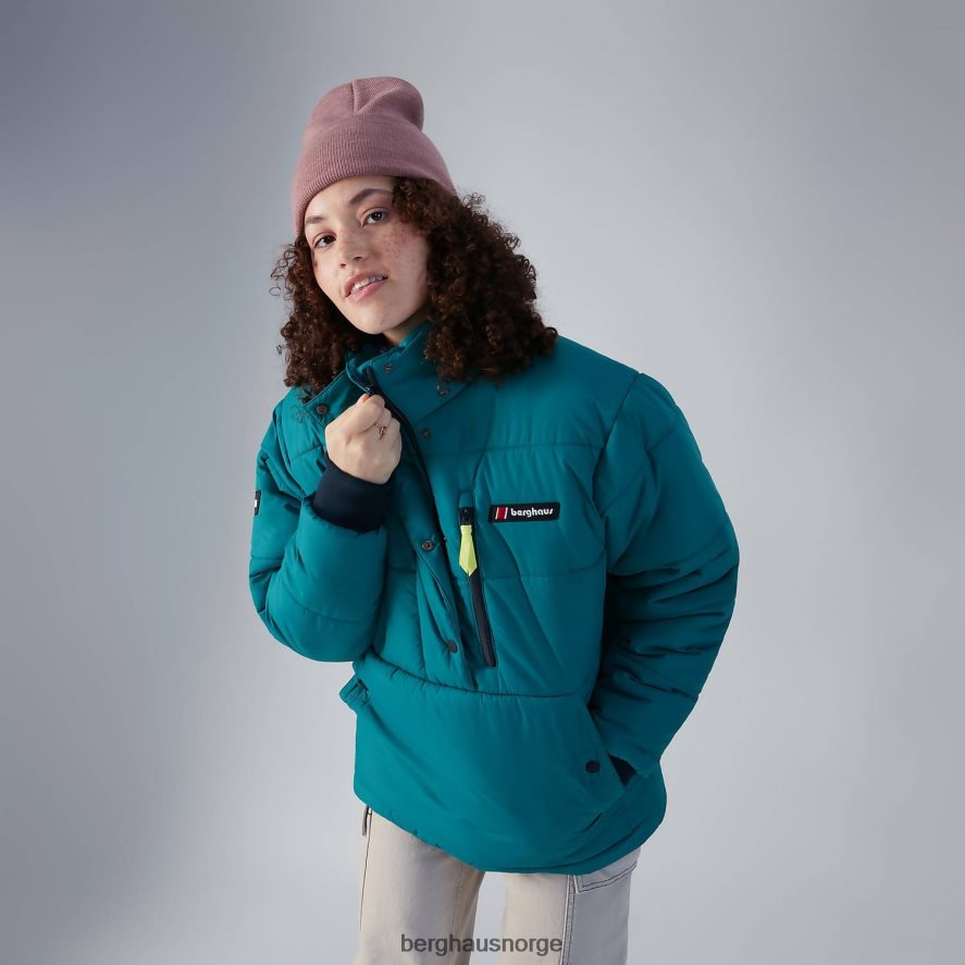 selapass isolert halvglidelåsjakke Berghaus kvinner grønn F262D6407 klær