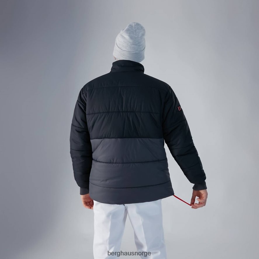 selapass isolert halvglidelåsjakke Berghaus kvinner svart/grå F262D6405 klær