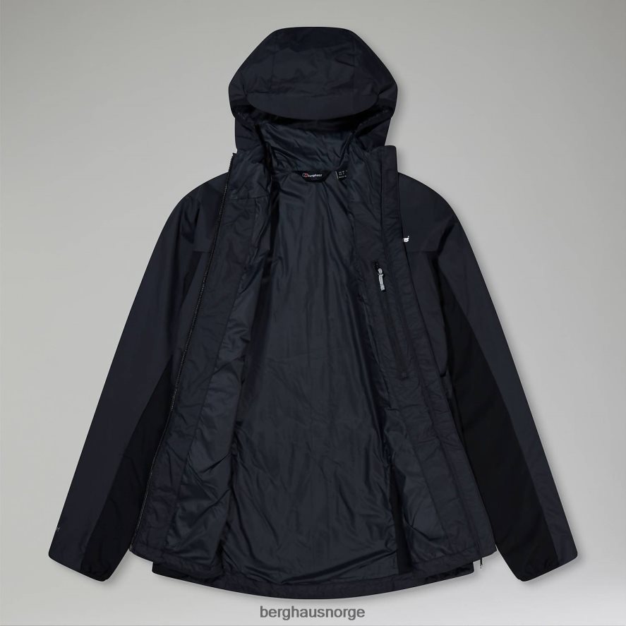 tangra isolert jakke Berghaus kvinner svart F262D6372 klær