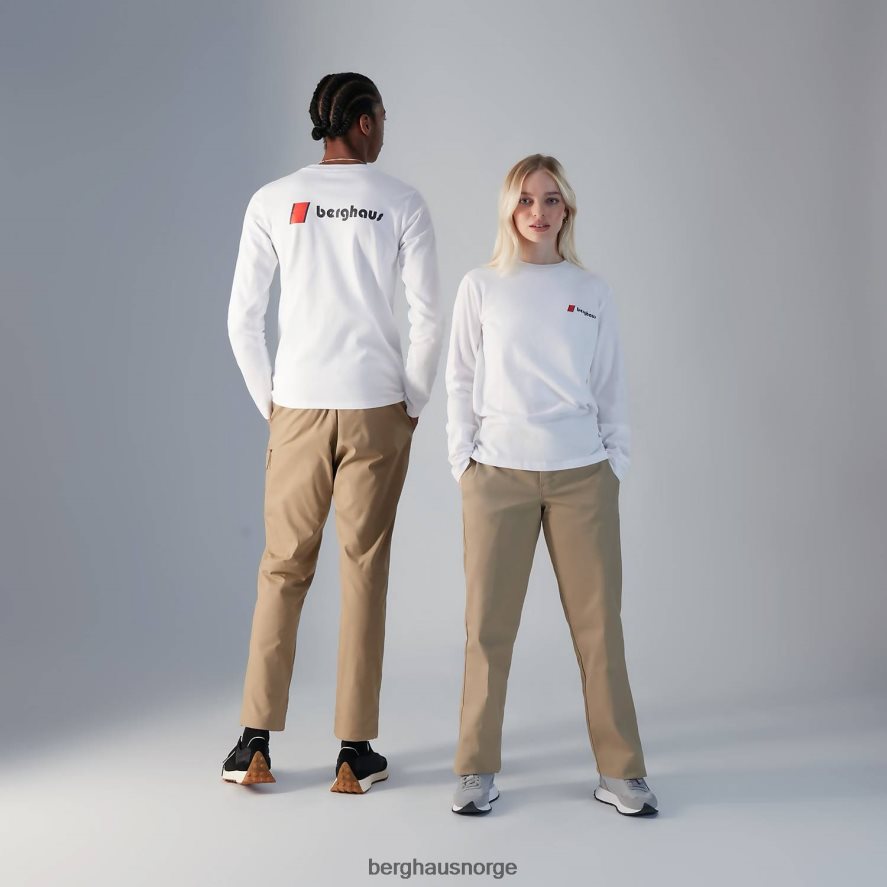 Heritage f&b-logo med lange armer Berghaus kvinner hvit F262D6466 klær