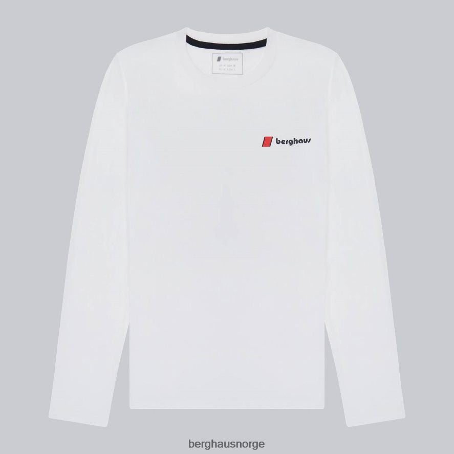 Heritage f&b-logo med lange armer Berghaus kvinner hvit F262D6466 klær