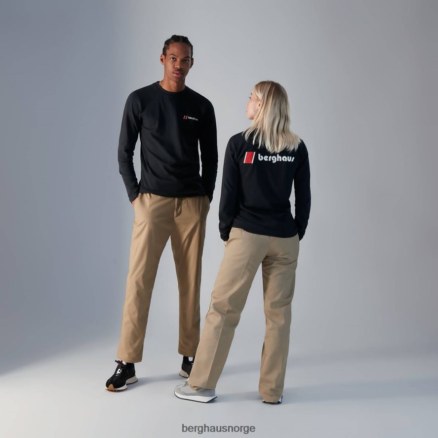 Heritage f&b-logo med lange armer Berghaus kvinner svart F262D6465 klær