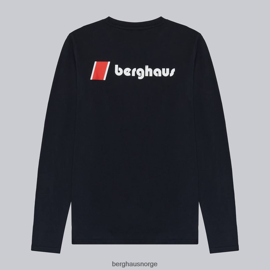 Heritage f&b-logo med lange armer Berghaus kvinner svart F262D6465 klær