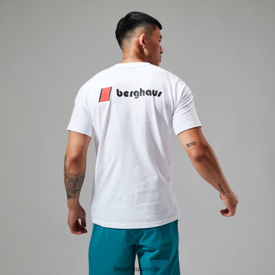 Heritage f&b logo t-skjorter Berghaus kvinner hvit F262D6476 klær