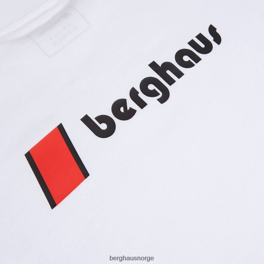 Heritage f&b logo t-skjorter Berghaus kvinner hvit F262D6476 klær