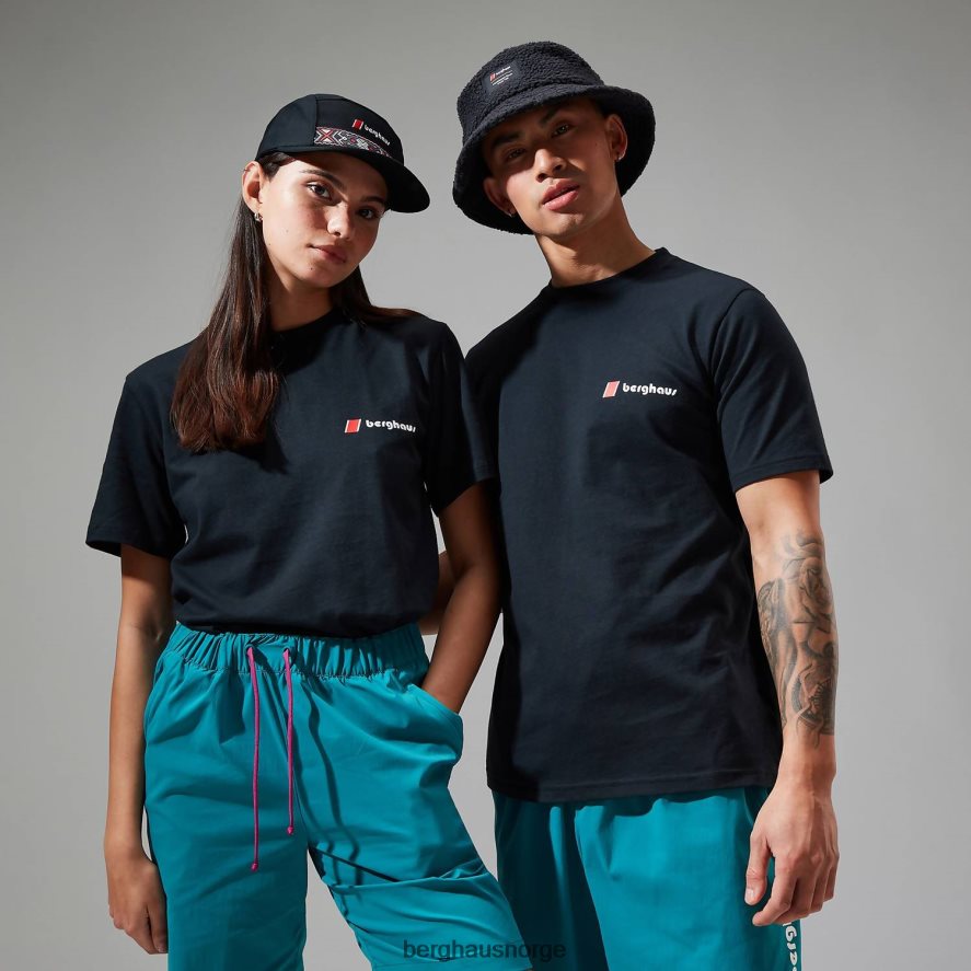 Heritage f&b logo t-skjorter Berghaus kvinner svart F262D6475 klær
