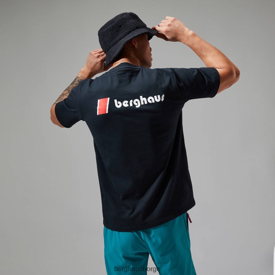 Heritage f&b logo t-skjorter Berghaus kvinner svart F262D6475 klær