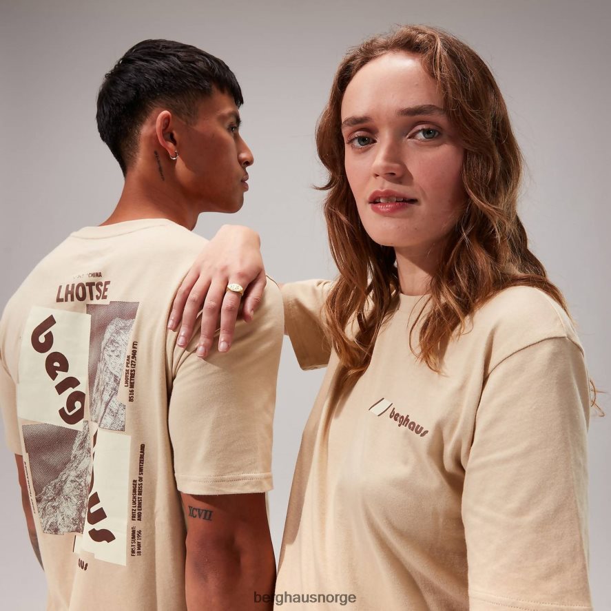 Lhotse zine t-skjorte Berghaus kvinner naturlig F262D6463 klær