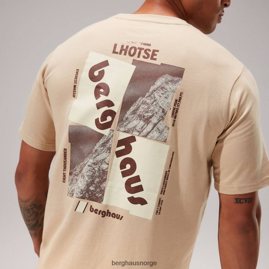 Lhotse zine t-skjorte Berghaus kvinner naturlig F262D6463 klær