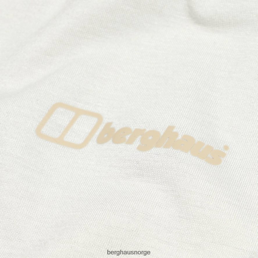 avslappet tech super stretch t-skjorte Berghaus kvinner bein hvit F262D6472 klær