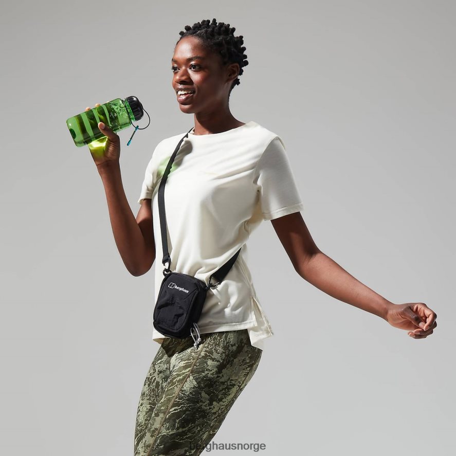 avslappet tech super stretch t-skjorte Berghaus kvinner bein hvit F262D6472 klær