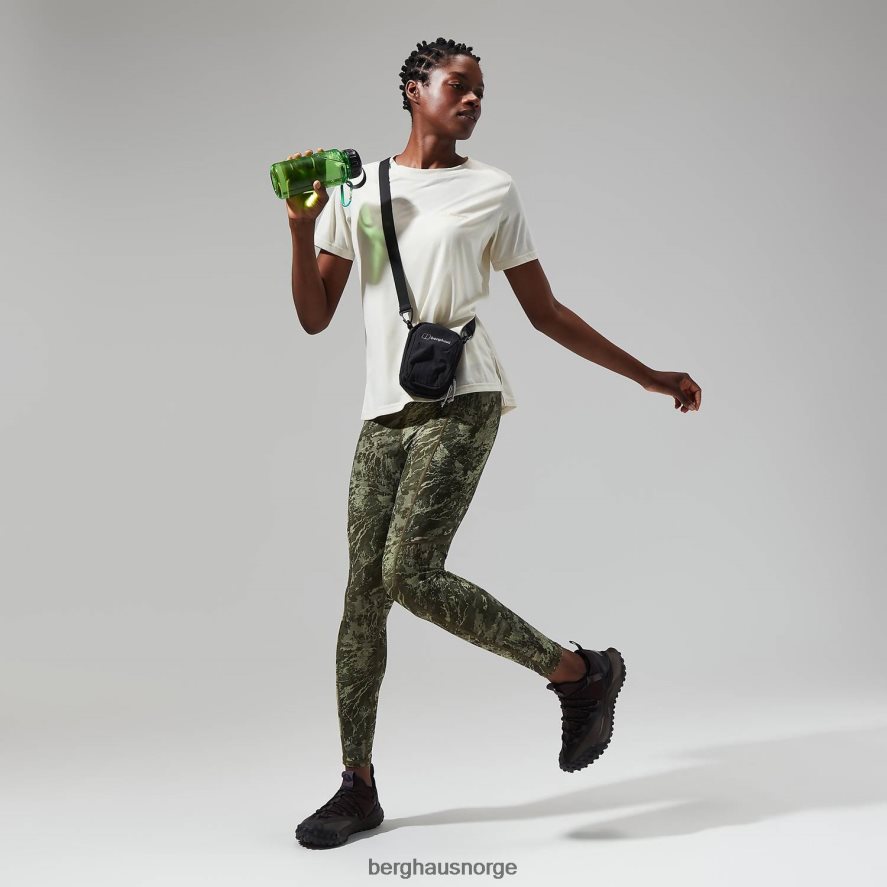 avslappet tech super stretch t-skjorte Berghaus kvinner bein hvit F262D6472 klær