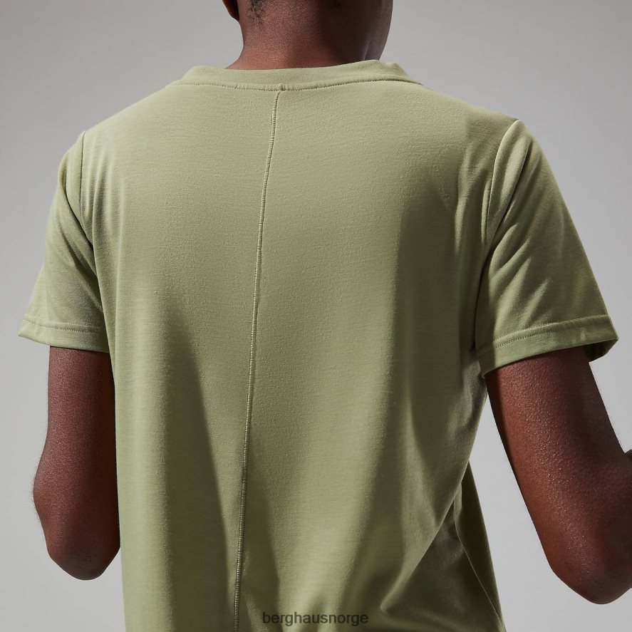 avslappet tech super stretch t-skjorte Berghaus kvinner oljegrønn F262D6473 klær