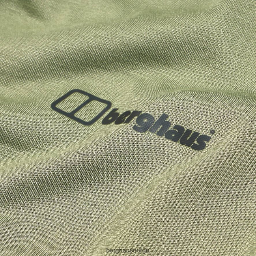 avslappet tech super stretch t-skjorte Berghaus kvinner oljegrønn F262D6473 klær