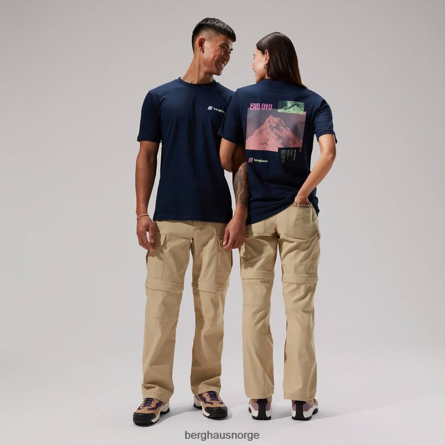 cho zine kortermede t-skjorter Berghaus kvinner mørke blå F262D6493 klær