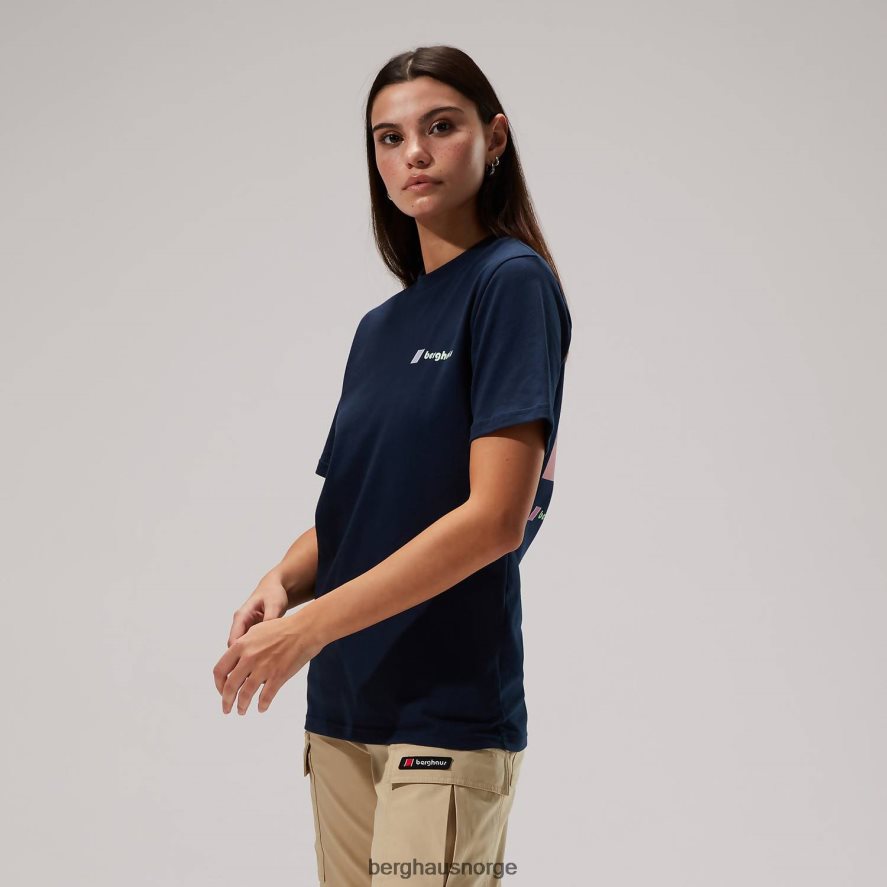 cho zine kortermede t-skjorter Berghaus kvinner mørke blå F262D6493 klær