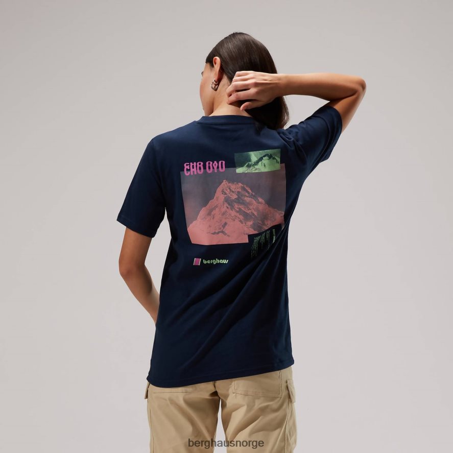 cho zine kortermede t-skjorter Berghaus kvinner mørke blå F262D6493 klær