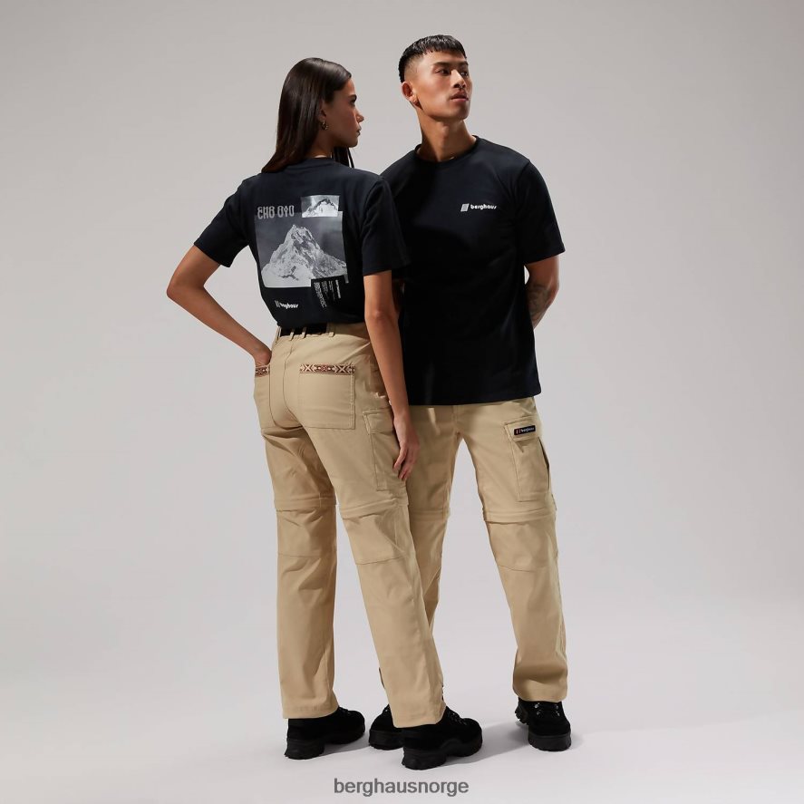 cho zine kortermede t-skjorter Berghaus kvinner svart F262D6491 klær
