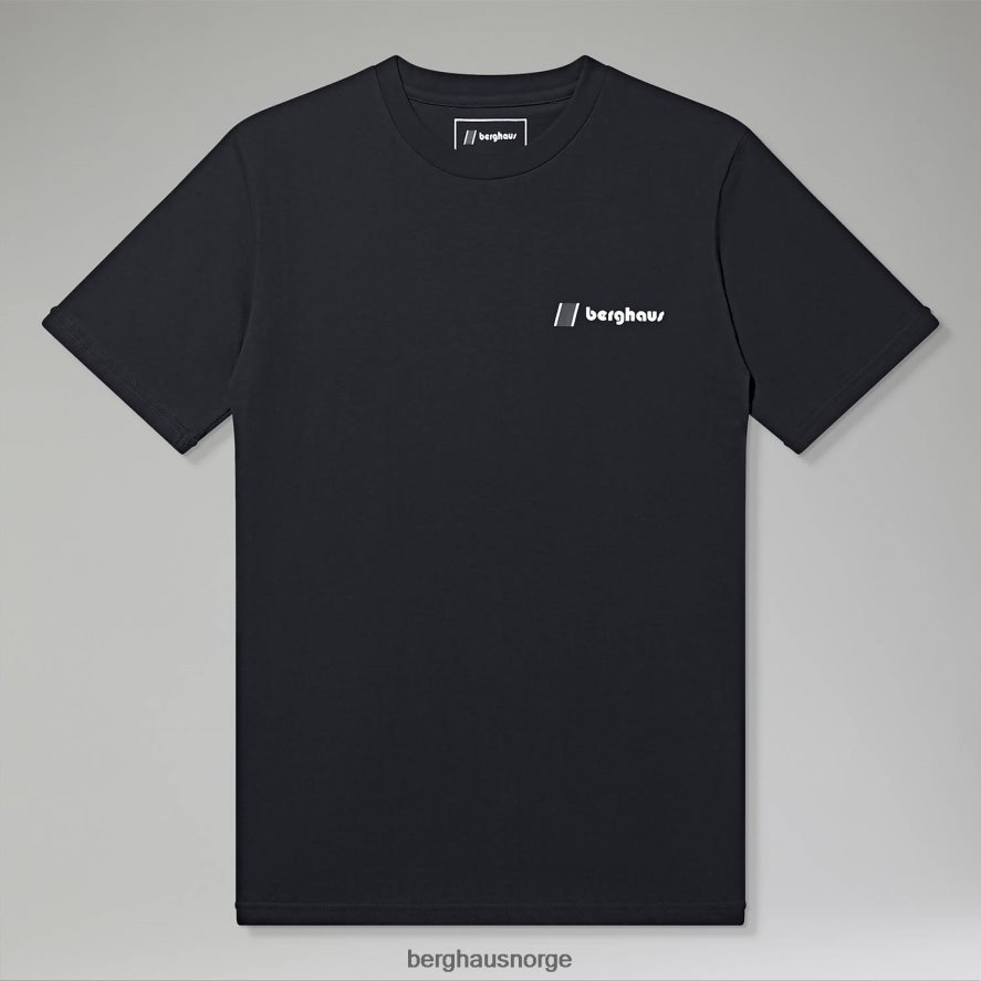 cho zine kortermede t-skjorter Berghaus kvinner svart F262D6491 klær