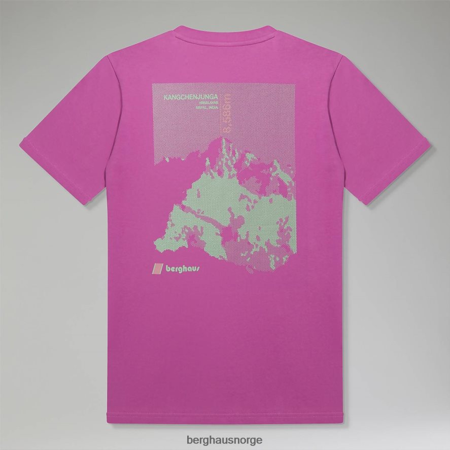 kanchenjunga statisk t-skjorte Berghaus kvinner lilla F262D6498 klær